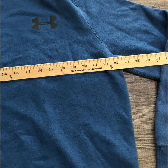 Under Armour Mens XL Blue with Black Speckle Sweatshirt Pullover - Picture 4 of 5